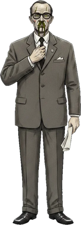 The Station Director — still in charge