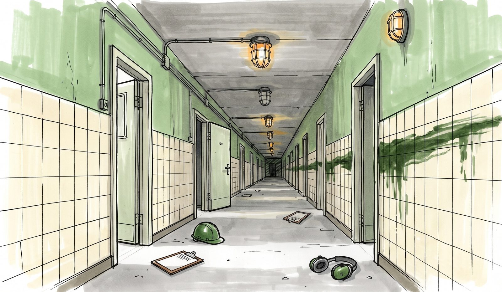 The Tiled Corridor — concept art