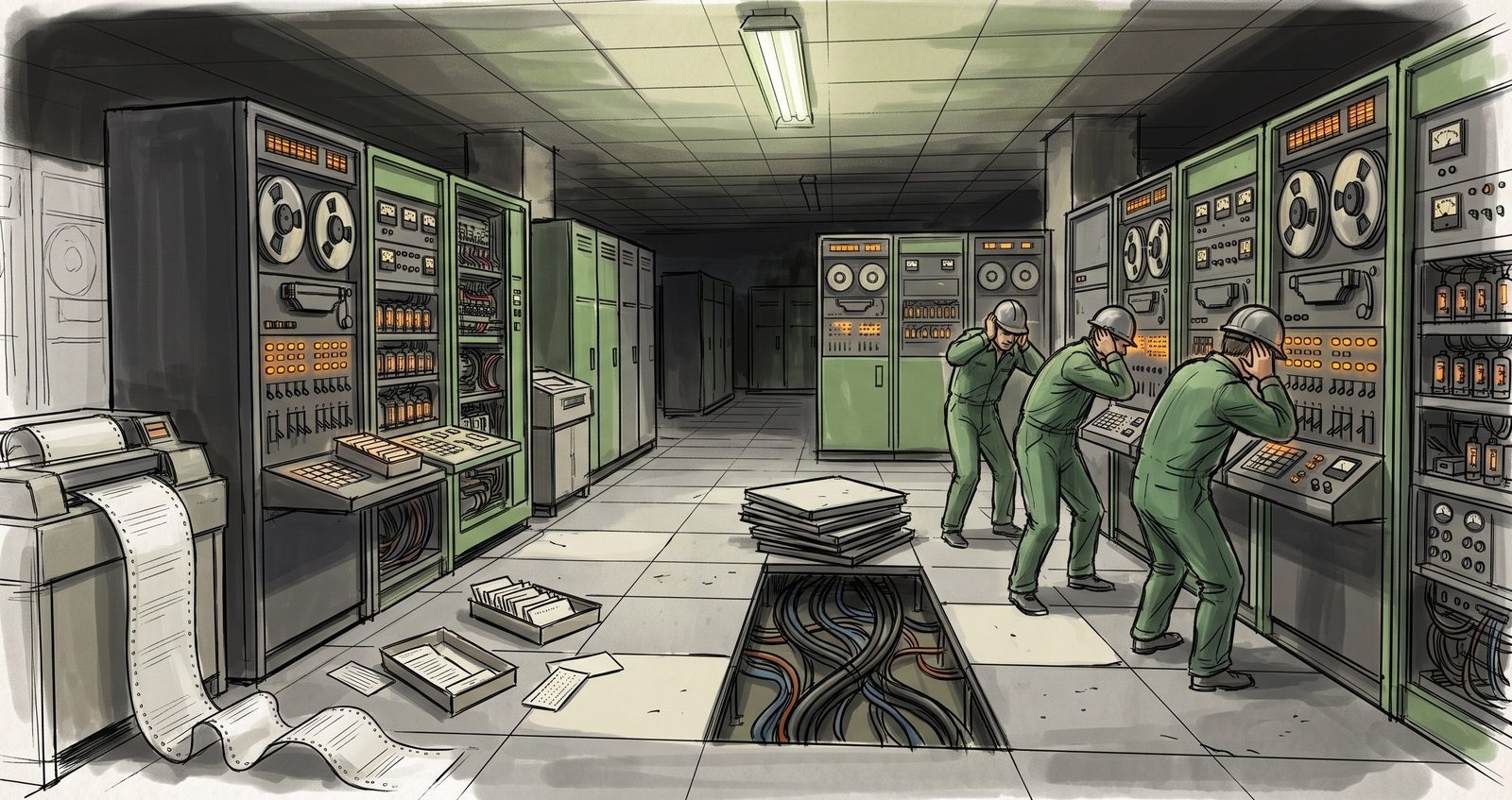 The Computer Hall — concept art