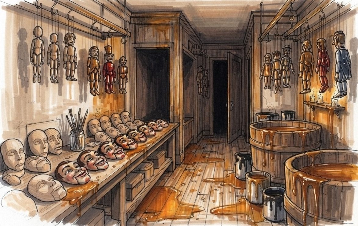 Varnish & Paint Vats — concept art