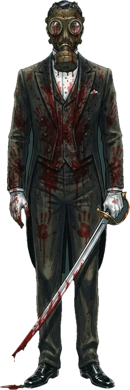 The Butler, ready for work