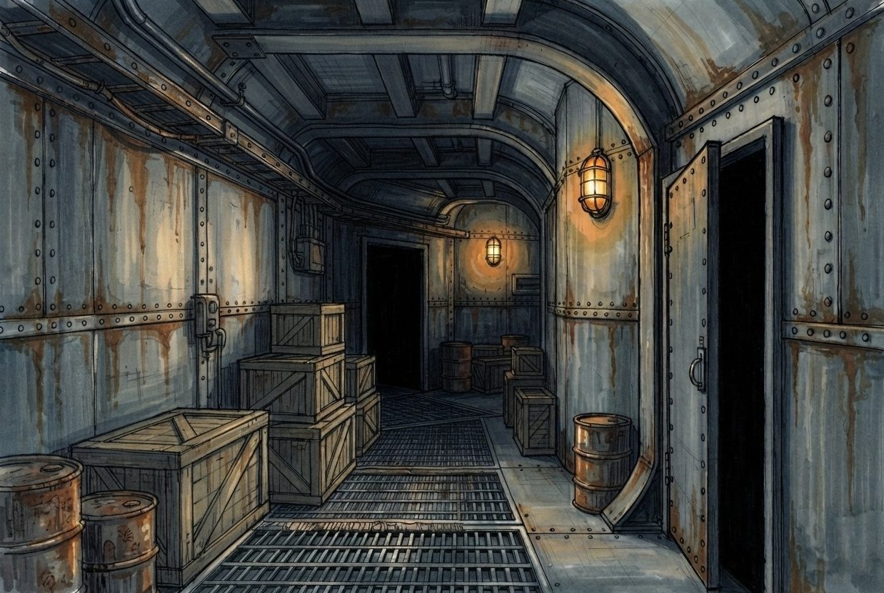 Hallways — concept art