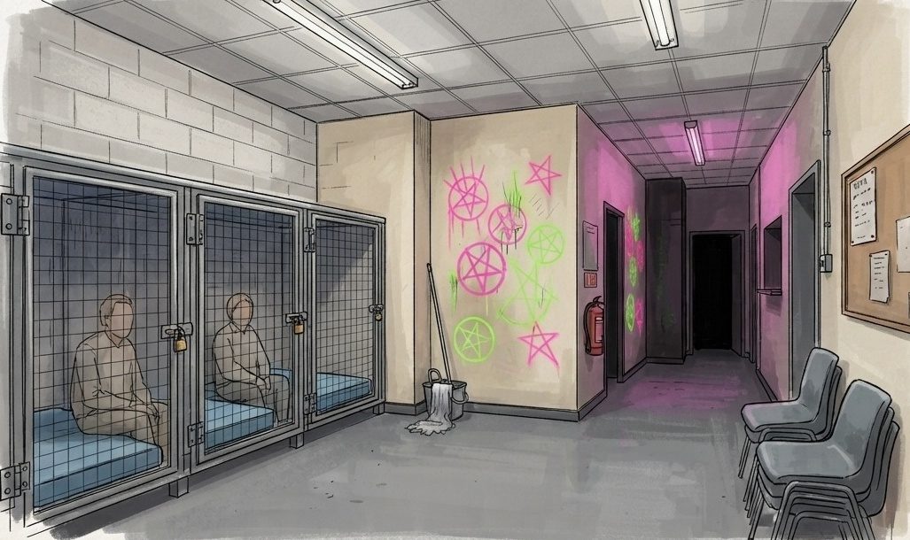 Holding Cages — concept art