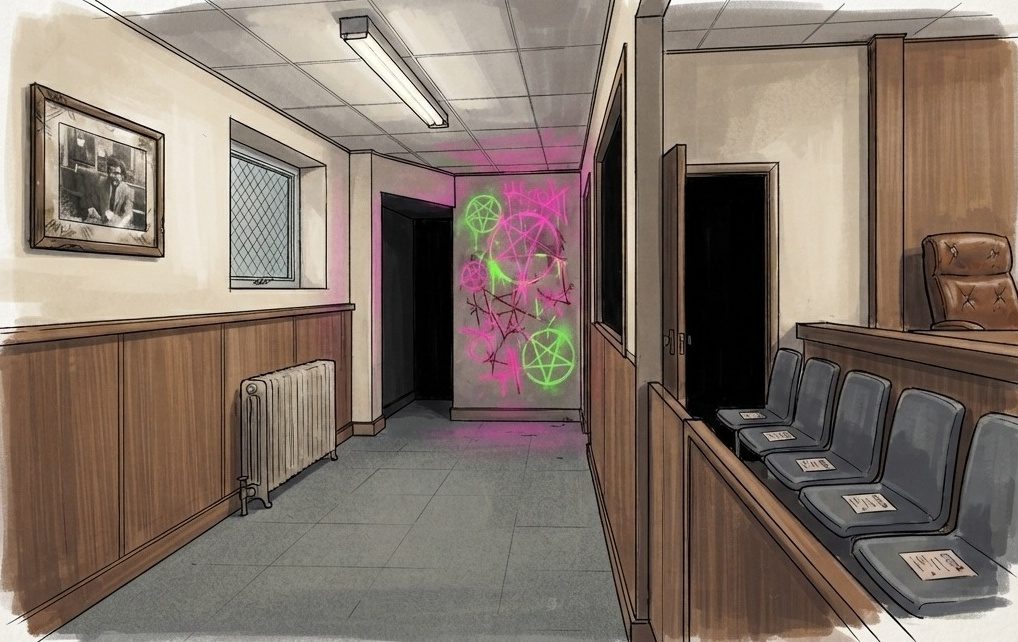 The Courtroom — concept art