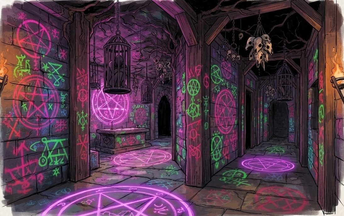 The Neon Coven — concept art